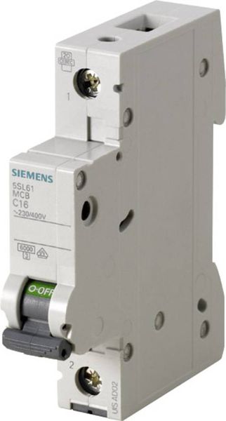 Siemens 5SL61206 Leitungsschutzschalter 1polig 20A 230 V, 400V