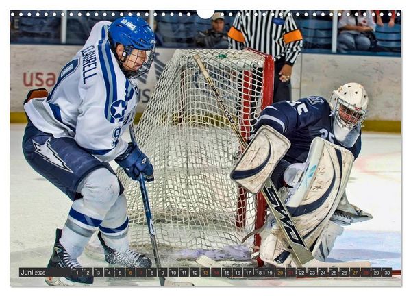 Produktbild: Eishockey - Fairplay und Schl&auml;gerei (Wandkalender 2026 DIN A3 quer), CALVENDO Monatskalender