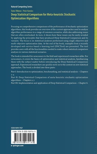 Produktbild: Deep Statistical Comparison for Meta-heuristic Stochastic Optimization Algorithms