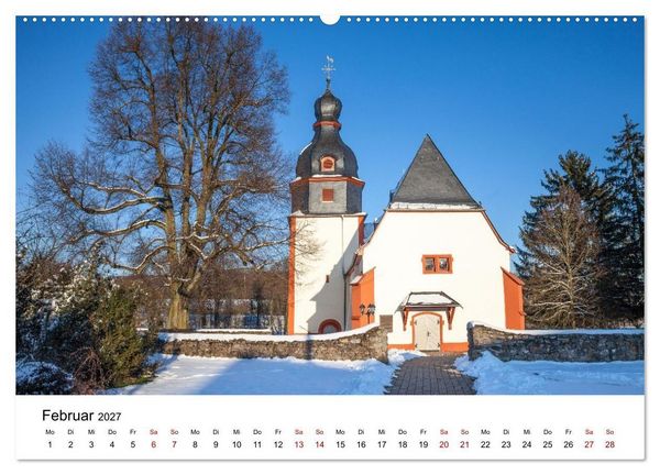 Produktbild: Taunus - Traumhafte W&auml;lder und romantische Orte (hochwertiger Premium Wandkalender 2027 DIN A2 quer), Kunstdruck in Hochglanz