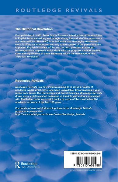 Produktbild: The Historical Revolution (Routledge Revivals)