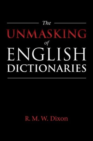 Produktbild: Unmasking of English Dictionaries