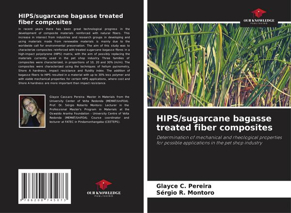 Produktbild: HIPS/sugarcane bagasse treated fiber composites