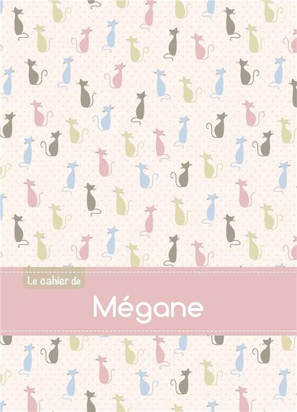 Produktbild: Cahier megane seyes,96p,a5 chats