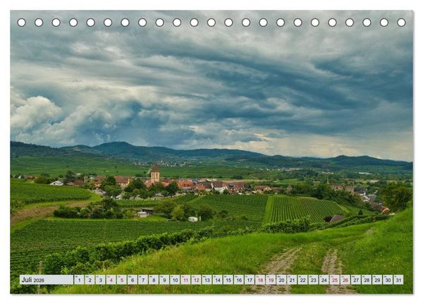 Produktbild: Weinregion Kaiserstuhl (Tischkalender 2026 DIN A5 quer), CALVENDO Monatskalender