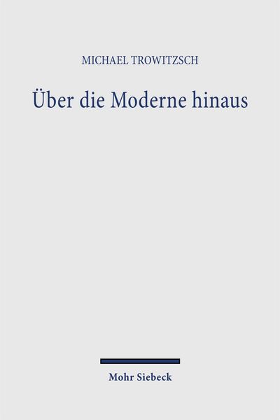 Produktbild: &Uuml;ber die Moderne hinaus