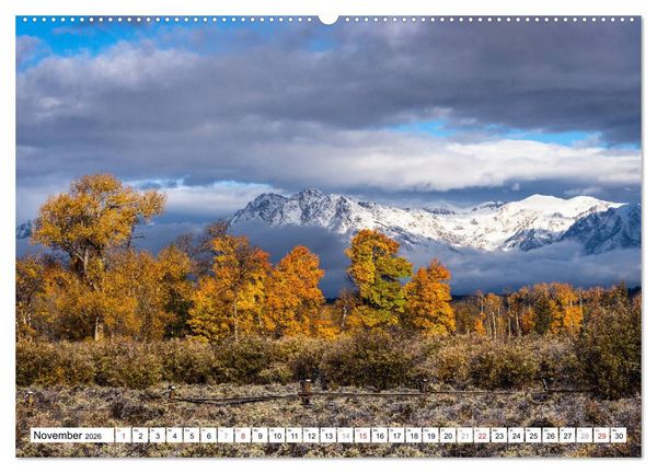 Produktbild: Grand Teton National Park (Wandkalender 2026 DIN A2 quer), CALVENDO Monatskalender