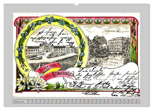 Produktbild: Gru&szlig; aus Osnabr&uuml;ck (Wandkalender 2026 DIN A2 quer), CALVENDO Monatskalender