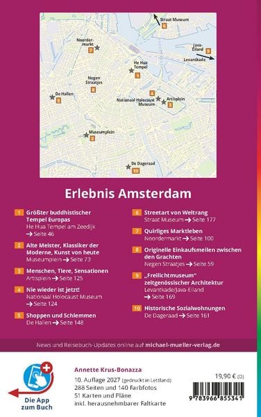 Produktbild: MICHAEL M&Uuml;LLER Reisef&uuml;hrer Amsterdam MM-City