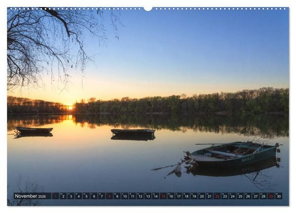 Produktbild: Ketsch am Rhein (hochwertiger Premium Wandkalender 2026 DIN A2 quer), Kunstdruck in Hochglanz