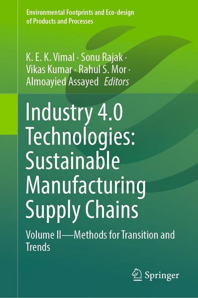 Produktbild: Industry 4.0 Technologies: Sustainable Manufacturing Supply Chains