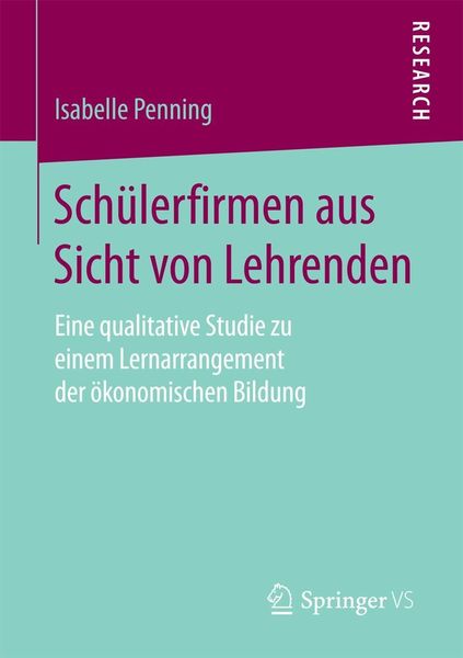 Produktbild: Sch&uuml;lerfirmen aus Sicht von Lehrenden