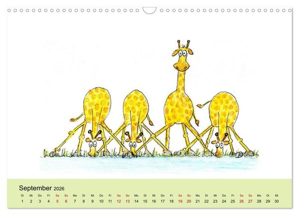 Produktbild: Gemeinsam stark (Wandkalender 2026 DIN A3 quer), CALVENDO Monatskalender
