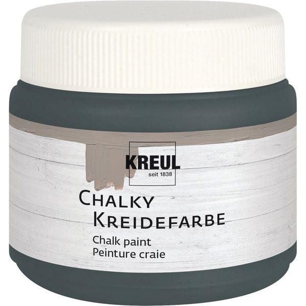Produktbild: KREUL Kreidefarbe Chalky volcanic grey 150ml Dose