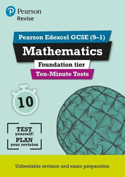 Produktbild: Pearson REVISE Edexcel GCSE Maths (Foundation) Ten-Minute Tests - for 2026, 2027 exams