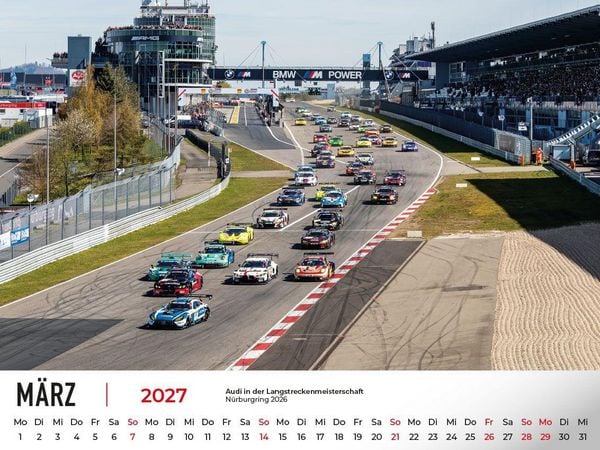 Produktbild: Audi im Rennsport Kalender 2027