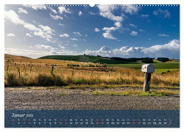 Produktbild: Traumorte entdecken: Neuseeland (hochwertiger Premium Wandkalender 2026 DIN A2 quer), Kunstdruck in Hochglanz