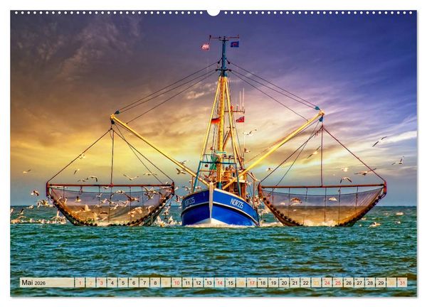 Produktbild: Maritime Welten (Wandkalender 2026 DIN A2 quer), CALVENDO Monatskalender