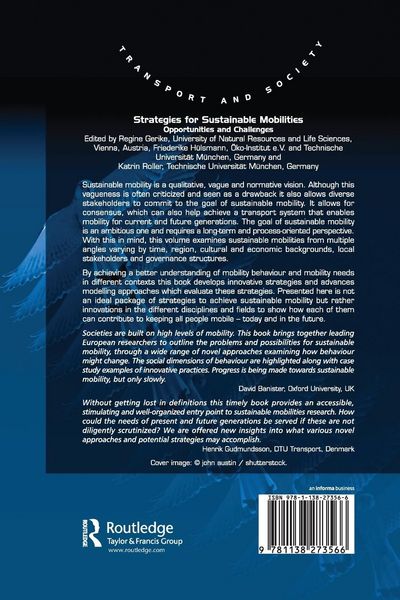 Produktbild: Strategies for Sustainable Mobilities