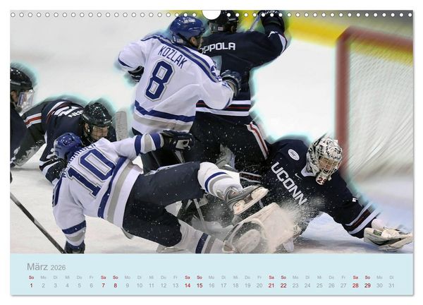 Produktbild: Eishockey! Schneller, h&auml;rter, das Powergame! (Wandkalender 2026 DIN A3 quer), CALVENDO Monatskalender