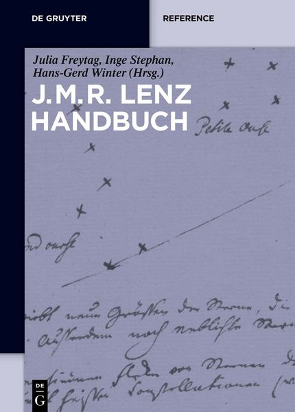 Produktbild: J.M.R.-Lenz-Handbuch