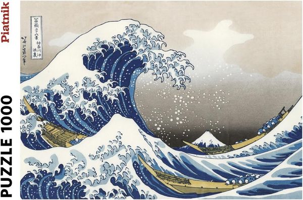 Produktbild: Hokusai, Die gro&szlig;e Welle 1.000T