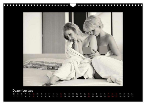 Produktbild: Sch&ouml;nheiten in schwarz-weiss (Wandkalender 2026 DIN A3 quer), CALVENDO Monatskalender