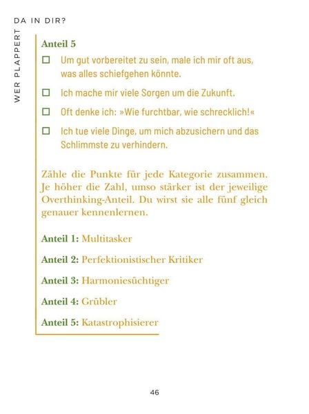 Produktbild: Die 1-Minuten-Strategie gegen Overthinking