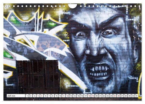 Produktbild: Kunst der Strasse (Wandkalender 2026 DIN A4 quer), CALVENDO Monatskalender