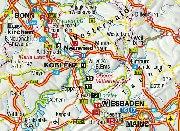 Produktbild: KOMPASS Wanderf&uuml;hrer Rheinsteig