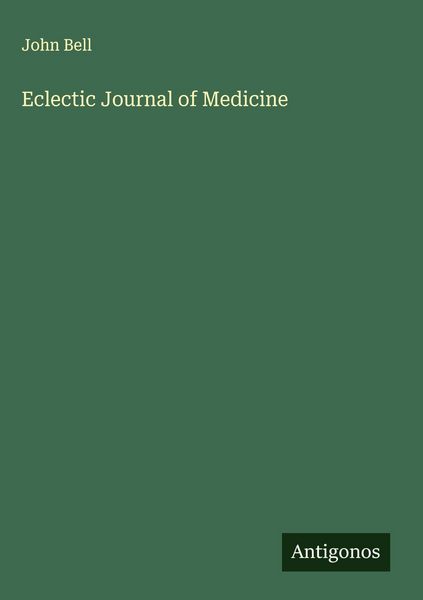Produktbild: Eclectic Journal of Medicine