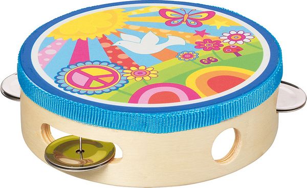 Produktbild: Tamburin mit Schellen Sonnenschein