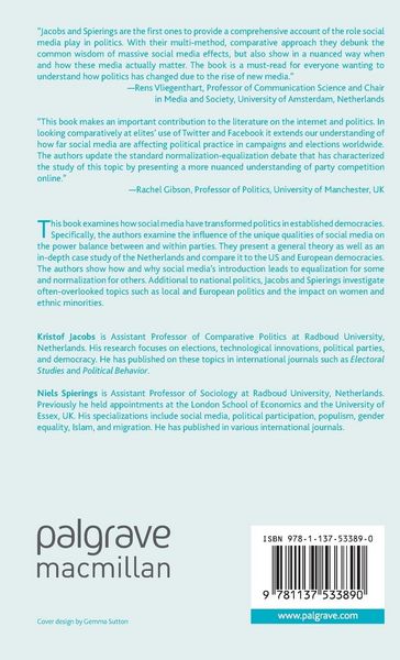 Produktbild: Social Media, Parties, and Political Inequalities