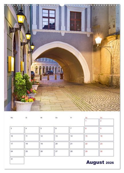 Produktbild: G&Ouml;RLITZ - Kleinod in der Lausitz (Wandkalender 2026 DIN A2 hoch), CALVENDO Monatskalender