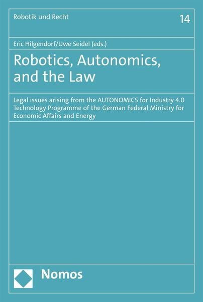 Produktbild: Robotics, Autonomics, and the Law