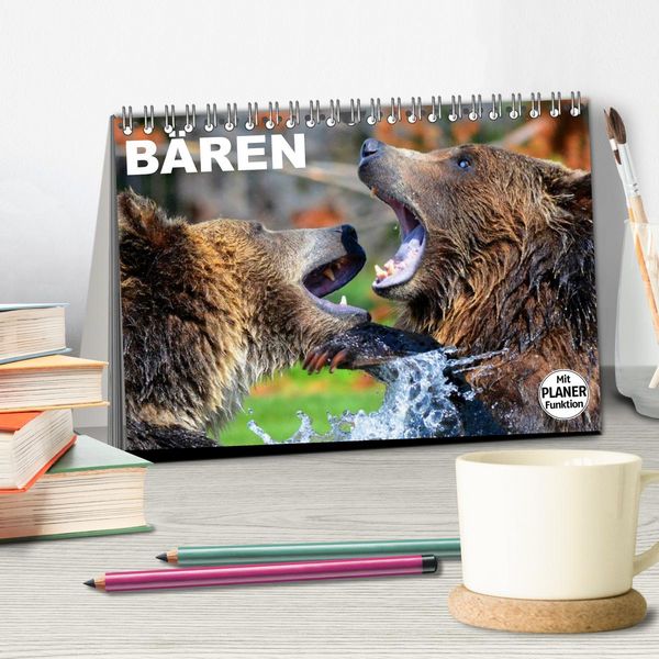 Produktbild: B&auml;ren (Tischkalender 2026 DIN A5 quer), CALVENDO Monatskalender