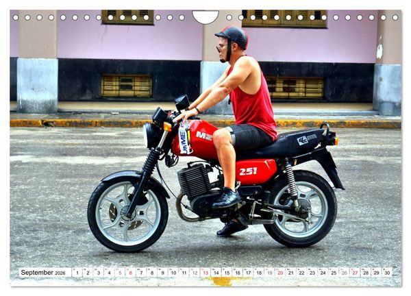 Produktbild: MZ ETZ 251 - Letztes Motorrad der DDR (Wandkalender 2026 DIN A4 quer), CALVENDO Monatskalender