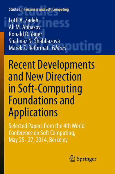 Produktbild: Recent Developments and New Direction in Soft-Computing Foundations and Applications