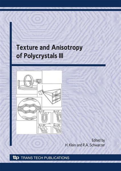 Produktbild: Texture and Anisotropy of Polycrystals III