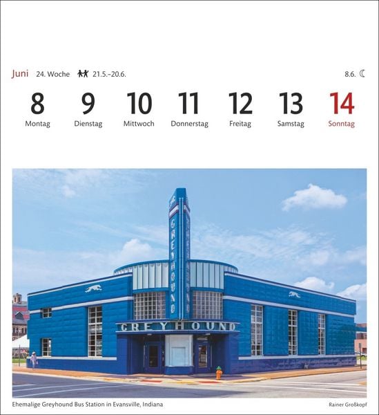 Produktbild: USA Sehnsuchtskalender 2026 - Wochenkalender mit 53 Postkarten