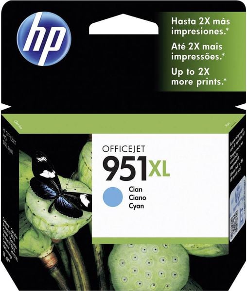 HP 951XL Druckerpatrone Original Cyan CN046AE Tinte