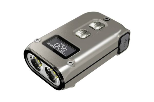 NiteCore TINI 2 Titanium LED Taschenlampe akkubetrieben 500lm 22g