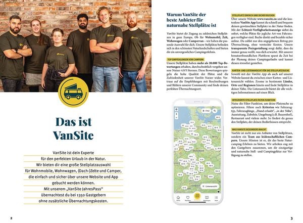 Produktbild: VanSite Stellplatzf&uuml;hrer 2025