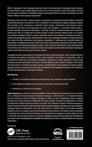 Produktbild: Introduction to Topological Quantum Matter & Quantum Computation