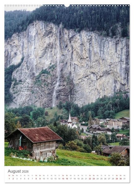 Produktbild: Schweiz (Wandkalender 2026 DIN A2 hoch), CALVENDO Monatskalender