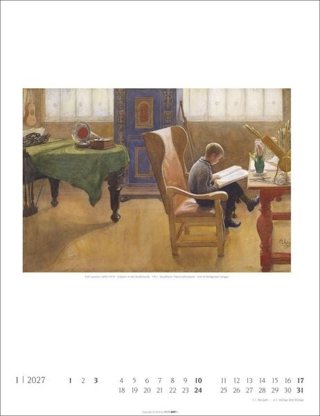 Produktbild: Carl Larsson Kalender 2027