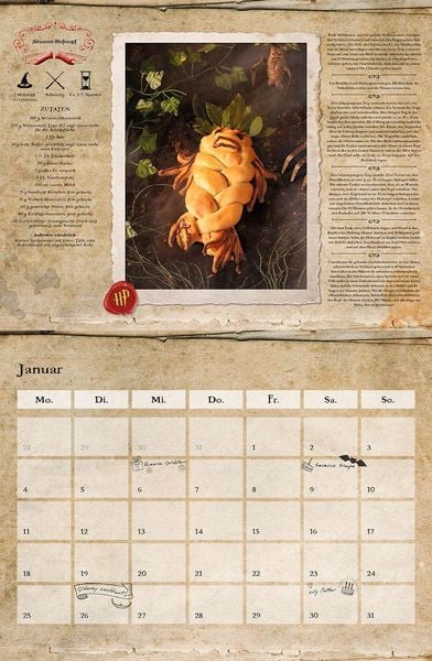 Produktbild: Der inoffizielle K&uuml;chenkalender f&uuml;r Harry Potter Fans 2027