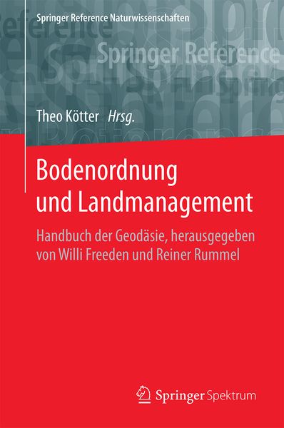 Produktbild: Bodenordnung und Landmanagement