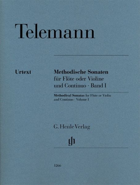 Georg Philipp Telemann - Methodische Sonaten für Flöte oder Violine und Continuo, Band I