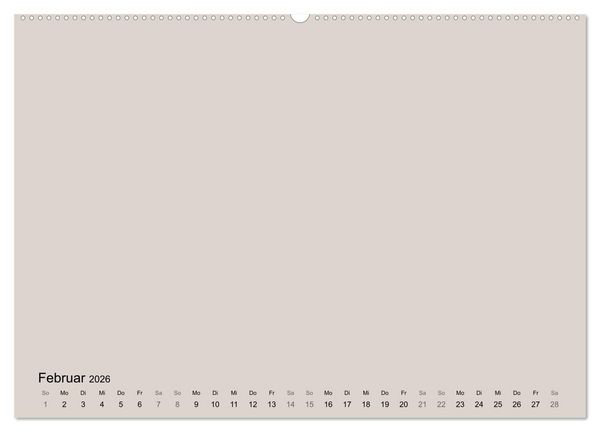 Produktbild: DIY Bastel-Kalender -Erdige Pastell Farben- Zum Selbstgestalten (Wandkalender 2026 DIN A2 quer), CALVENDO Monatskalender